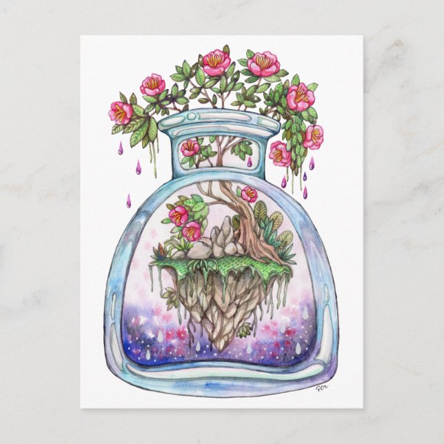 Floating Blossom Postcard (Front)