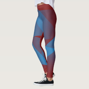 Floating blue fragments leggings