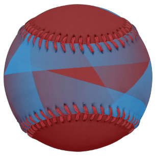 Floating blue fragments softball