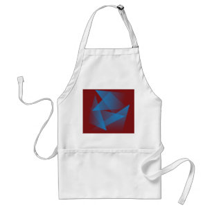 Floating blue fragments standard apron