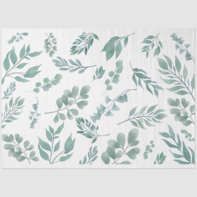 Floating Botanicals Tissue Paper (Front)