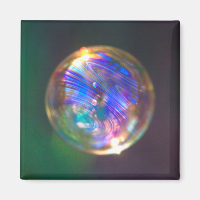 Floating Bubble Reflection Magnet (Front)