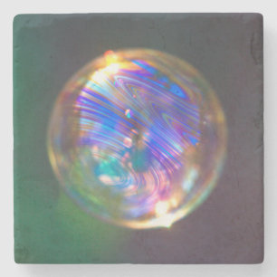 Floating Bubble Reflection Stone Coaster