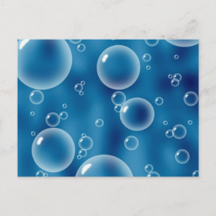Floating Bubbles Postcard