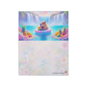 Floating Capybara Dreams Notepad