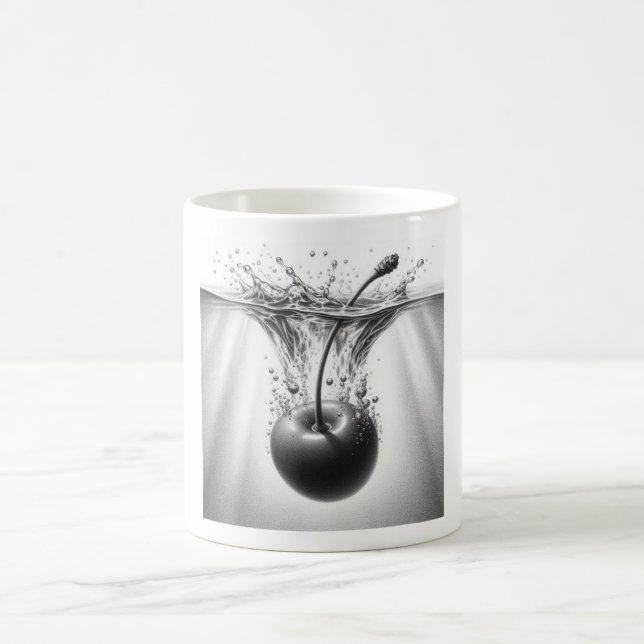 Floating cherryMug Coffee Mug (Center)