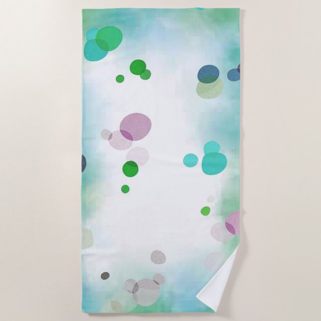 Floating Circle Beach Towel (Front)