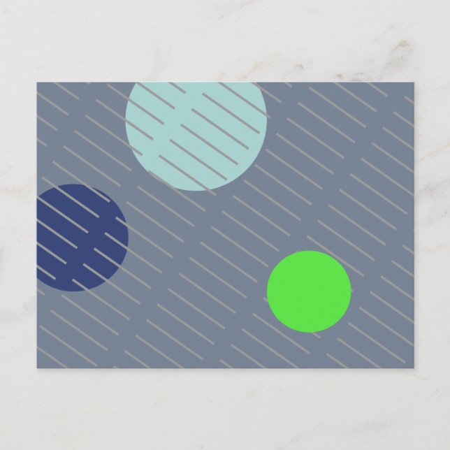 Floating Circles 1 Postcard (Front)
