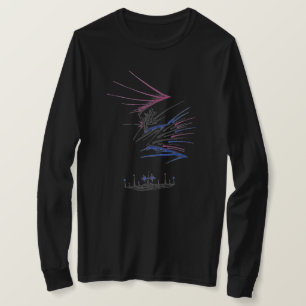 Floating City Colourful Abstract Tribal Tattoo Art T-Shirt