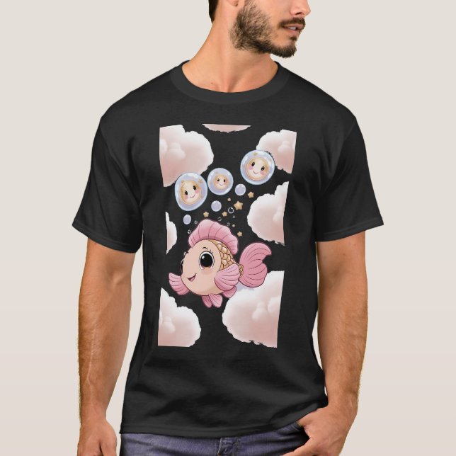 Floating Cloud Fish T-Shirt (Front)