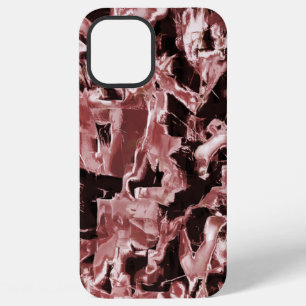 Floating copper blades or rocky on dark background iPhone 12 pro max case