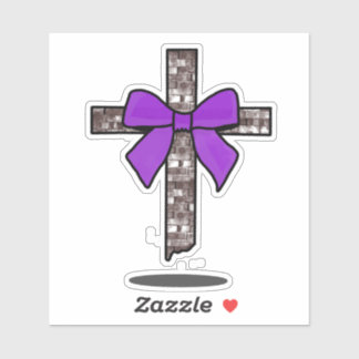 floating cross stickers