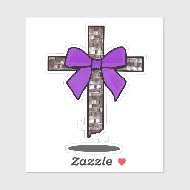 floating cross stickers (Sheet)