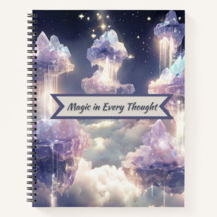 Floating Crystal Islands Notebook