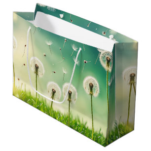 Floating Dandelion Seedings Large Gift Bag