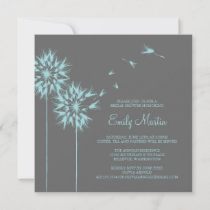 Floating Dandelion Shower Invitation