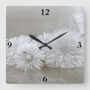 Floating Dandelions on "Water" Clock