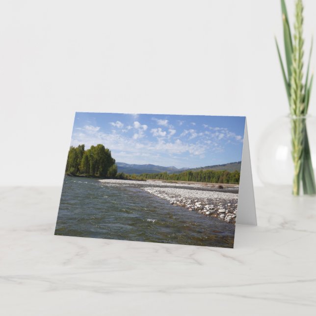 Floating Down the Snake River I Card (Front)
