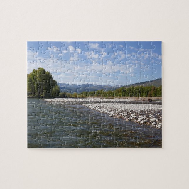 Floating Down the Snake River I Jigsaw Puzzle (Horizontal)