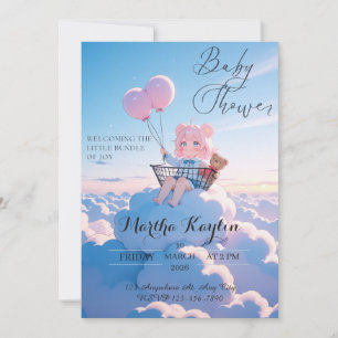 Floating Dreams & Gentle Hugs Invitation