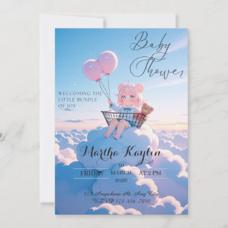 Floating Dreams & Gentle Hugs Invitation