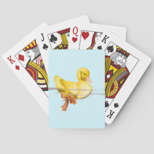 Floating Duckling Playing Cards - Custom Colours