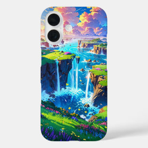 Floating Fantasy Islands iPhone 16 Case