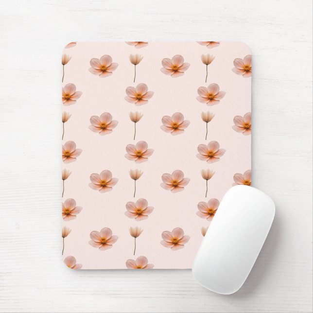 floating flower melody mouse mat (With Mouse)