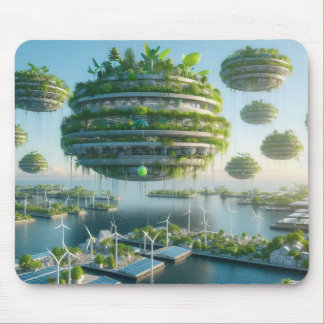 Floating Gardens of Tomorrow Mouse Mat