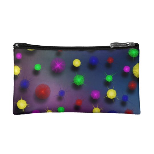 Floating Globes Cosmetic Bag