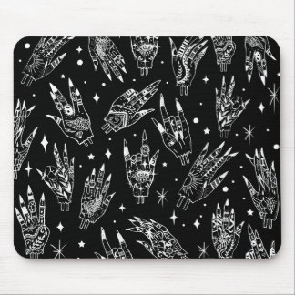 Floating Gothic Witchy Hands Mouse Mat