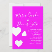 Floating Heart Lettering Script Bright Wedding