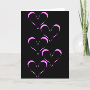 Floating Heart (pink) Valentine’s Day Card