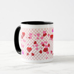 "Floating Hearts" coffee mug