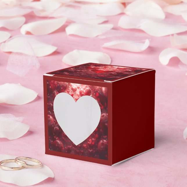 FLOATING HEARTS FAVOUR BOX (Wedding)
