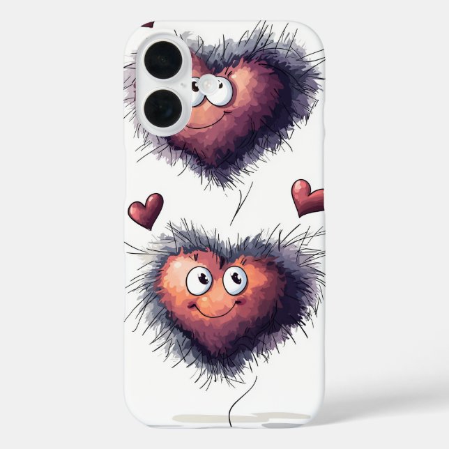 Floating Hearts Glow Case-Mate iPhone Case (Back)