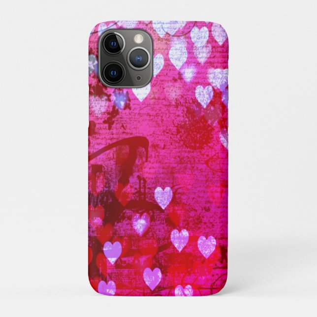 Floating Hearts in Whispery Atmosphere Case-Mate iPhone Case (Back)