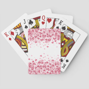 Floating Hearts Playing Cards