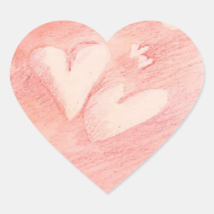 Floating Hearts - Sticker