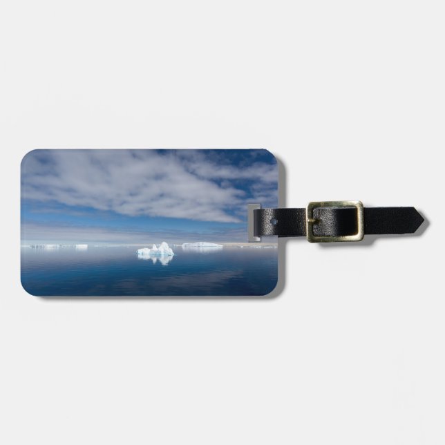 Floating ice in Antarctica Luggage Tag (Front Horizontal)