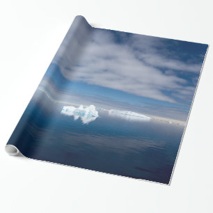 Floating ice in Antarctica Wrapping Paper