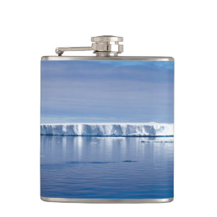 Floating iceberg hip flask