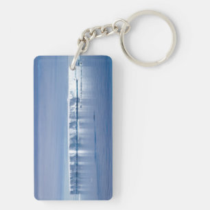Floating iceberg key ring