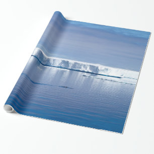 Floating iceberg wrapping paper