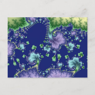 Floating In - Fractal Postcard