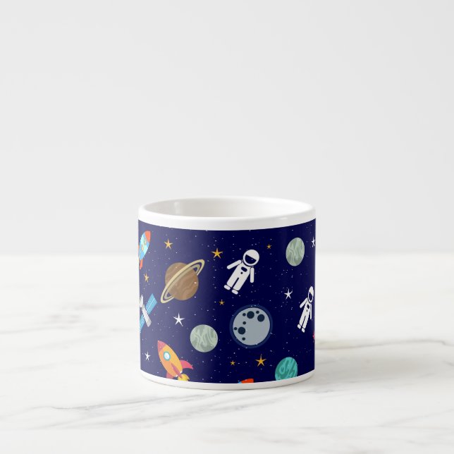 Floating in Space Kid-Size Mug (Front)