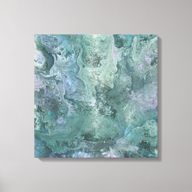 Floating in the Midnight Sky Canvas Wrap Print (Front)