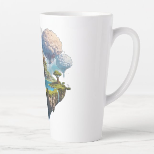 floating island latte mug (Right)