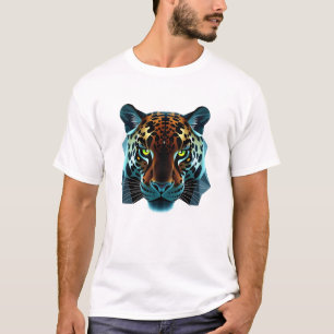Floating Jaguar Face Art Tee