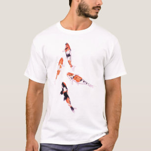 Floating Koi blue T-shirt